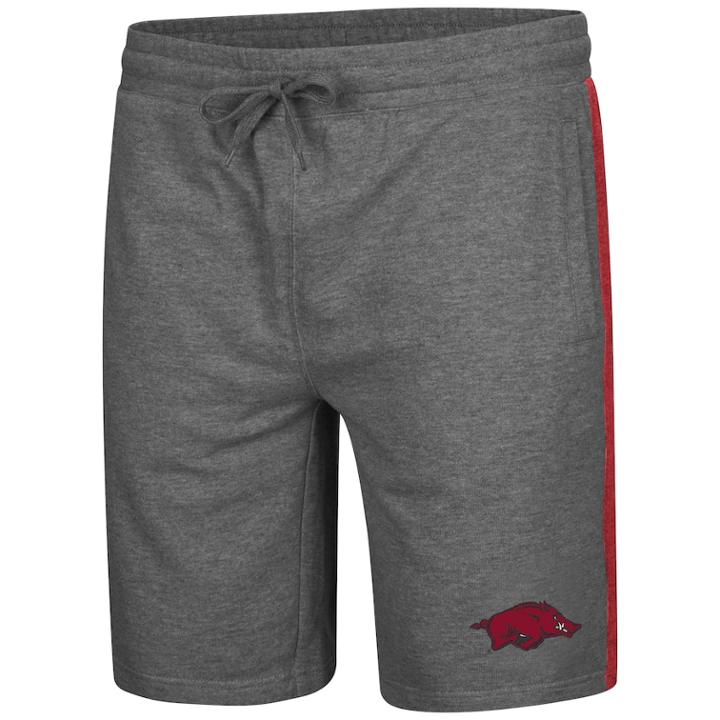 Men's Colosseum Arkansas Razorbacks Sledge Ii Terry Shorts, Size: Small, Med Grey