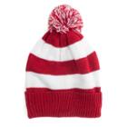 Muk Luks Game Day Striped Beanie, Women's, Red