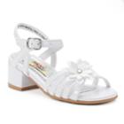 Rachel Shoes Lil Melina Toddler Girls' Dress Sandals, Size: 8 T, Natural