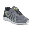 Fila&reg; Fraction 2 Strap Boys' Sneakers, Size: 3 Wide, Light Grey