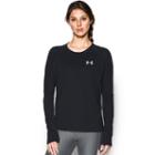 Women's' Under Armour Tri-blend Long Sleeve Graphic Tee, Size: Small, Black