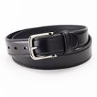 Dockers&reg; Drop-edge Stitched Black Leather Belt - Men, Size: 40