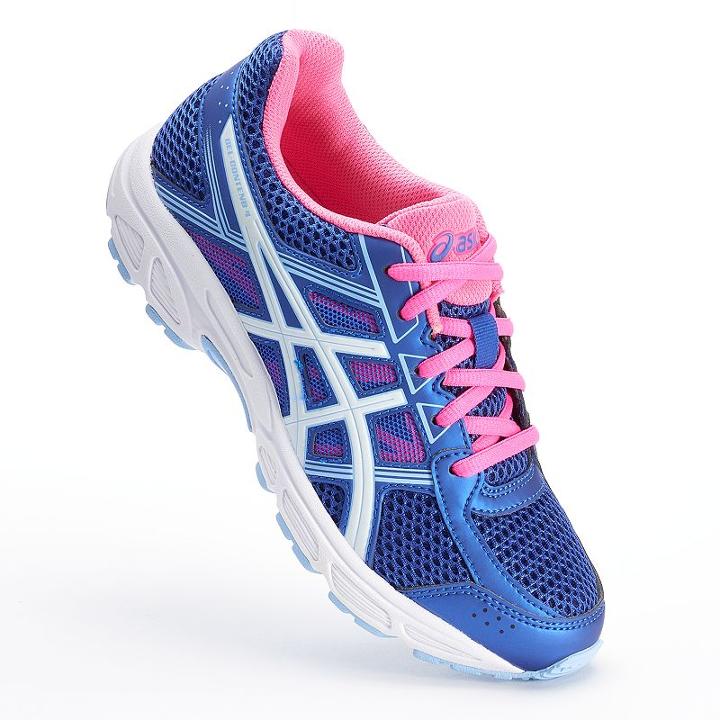Asics Gel-contend 4 Grade School Girls' Running Shoes, Size: 3, Blue Other