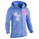 Girls 4-6x Under Armour Logo Graphic Hoodie, Size: 6, Med Blue