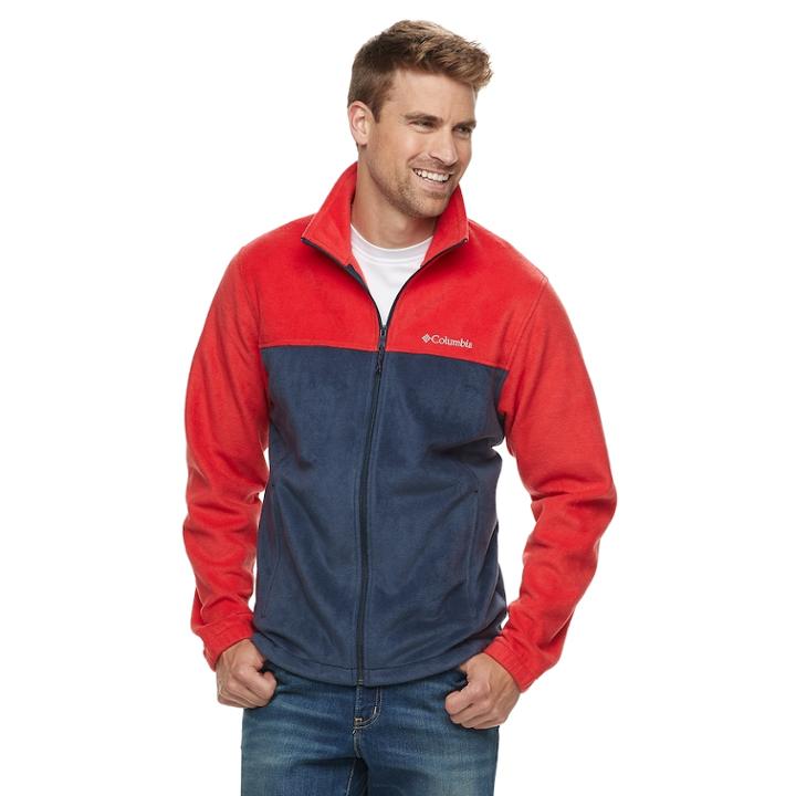 Big & Tall Columbia Flattop Ridge Fleece Jacket, Men's, Size: 3xl Tall, Blue