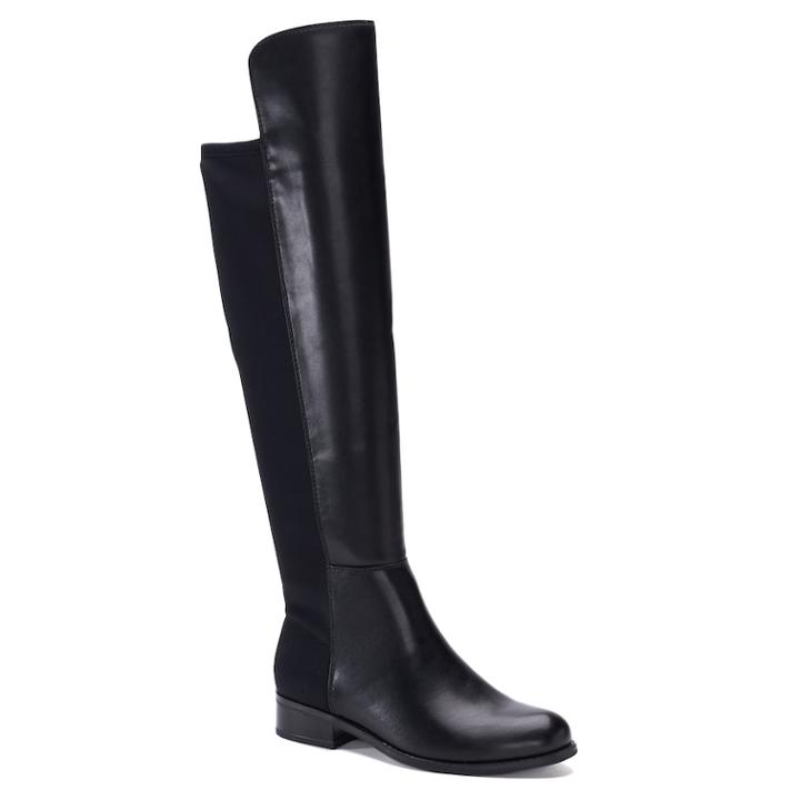 Andrew Geller Enzie Women's Riding Boots, Size: Medium (11), Black