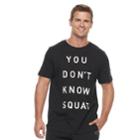 Men's Reebok You Don't Know Squat Graphic Tee, Size: Medium, Oxford