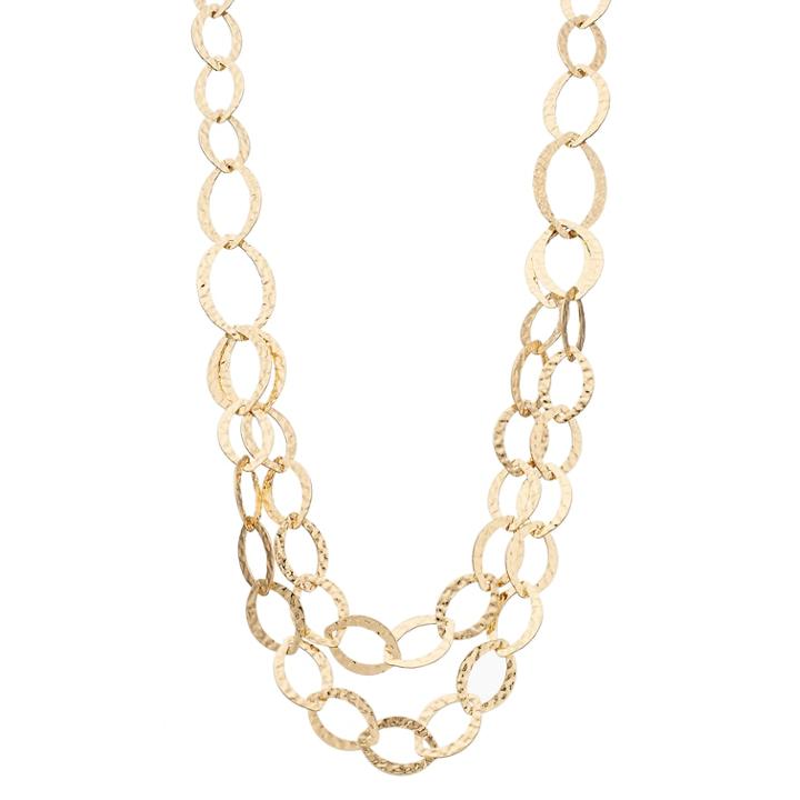Dana Buchman Marquise Link Long Necklace, Women's, Gold