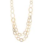 Dana Buchman Marquise Link Long Necklace, Women's, Gold