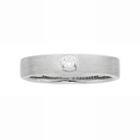 Love 360 14k White Gold 1/10 Carat T.w. Diamond Wedding Ring, Adult Unisex, Size: 7