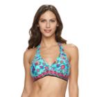Women's Apt. 9&reg; Paisley Bikini Top, Size: Small, Ovrfl Oth