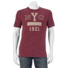 Men's Sonoma Goods For Life&trade; Nyc Athletic Tee, Size: Medium, Dark Pink
