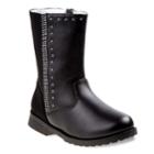 Josmo Girls' Studded Tall Boots, Size: 1, Black