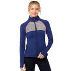 Women's Shape Active Sphere Zip Up Jacket, Size: Medium, Blue (navy)