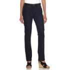 Women's Apt. 9&reg; Modern Fit Straight-leg Jeans, Size: 10 T/l, Dark Blue