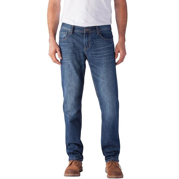 Men's Seven7 Stretch Skinny Jeans, Size: 36x32, Brt Blue
