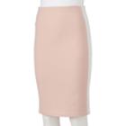 Juniors' Joe B Side-stripe Pencil Skirt, Girl's, Size: Medium, White Oth