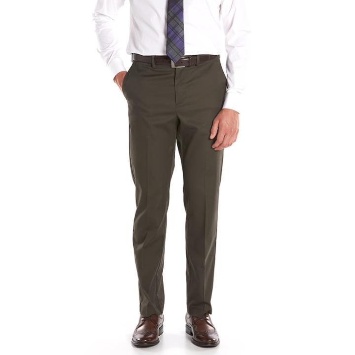 Men's Apt. 9&reg; Extra Slim-fit Performance Stretch Chino Pants, Size: 33x32, Green
