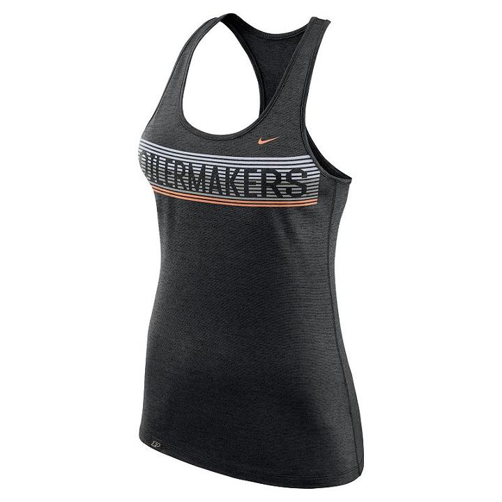 Women's Nike Purdue Boilermakers Dri-fit Touch Tank Top, Size: Small, Black