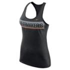 Women's Nike Purdue Boilermakers Dri-fit Touch Tank Top, Size: Small, Black