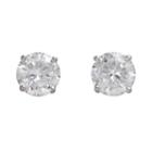 Diamonluxe Sterling Silver 5-ct. T.w. Simulated Diamonds Stud Earrings, Women's