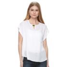 Women's Harve Benard Gold-tone Bar Top, Size: Medium, White Oth