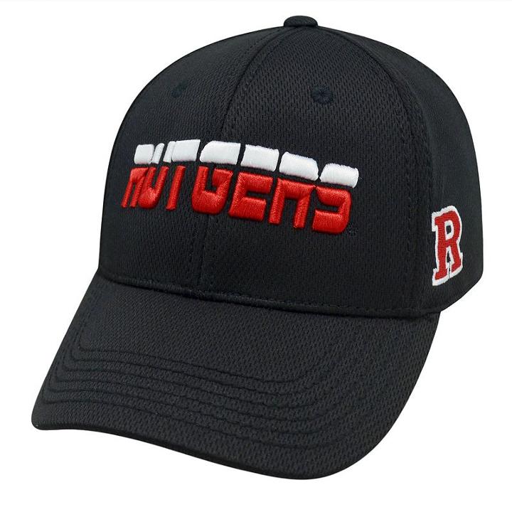 Adult Top Of The World Rutgers Scarlet Knights Vigor One-fit Cap, Black