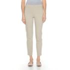 Women's Croft & Barrow&reg; Polished Pull-on Ankle Pants, Size: 14, Lt Beige