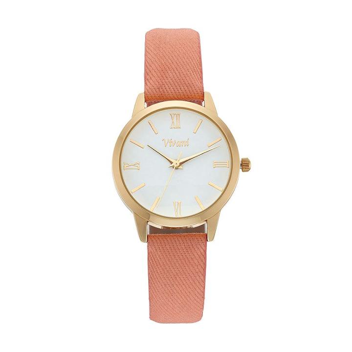 Vivani Women's Denim Watch, Size: Small, Pink