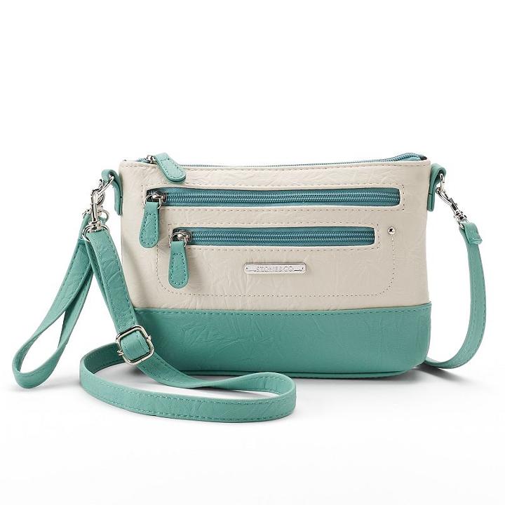Stone & Co. Leather Crossbody Bag, Women's, Blue (navy)