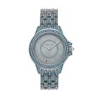 Juicy Couture Women's Charlotte Crystal Stainless Steel Watch - 1901376, Size: Medium, Silver