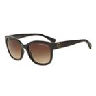 Armani Exchange Ax4046s 54mm Square Gradient Sunglasses, Women's, Dark Brown