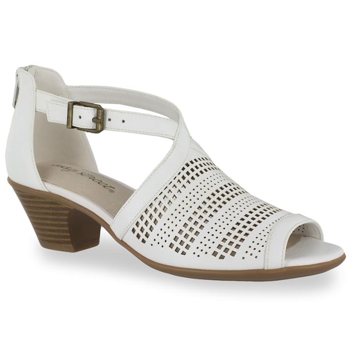 Easy Street Anita Women's High Heels, Size: 9.5 Wide, White