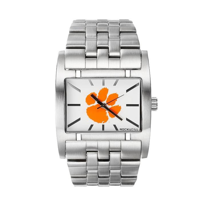 Rockwell Clemson Tigers Apostle Stainless Steel Watch - Men, Silver