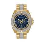Bulova Men's Crystal Stainless Steel Watch - 98c128, Size: Large, Yellow