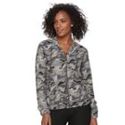 Women's Harve Benard Camouflage Bomber Jacket, Size: Medium, Ovrfl Oth
