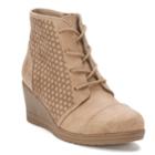 So&reg; Harmony Girls' Wedge Ankle Boots, Size: 5, Beig/green (beig/khaki)
