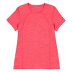 Girls 4-6x New Balance Solid Slubbed Tee, Girl's, Size: 5, Brt Pink