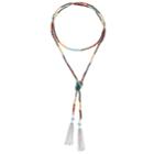 Mudd&reg; Beaded Wrap Necklace, Women's, Multicolor