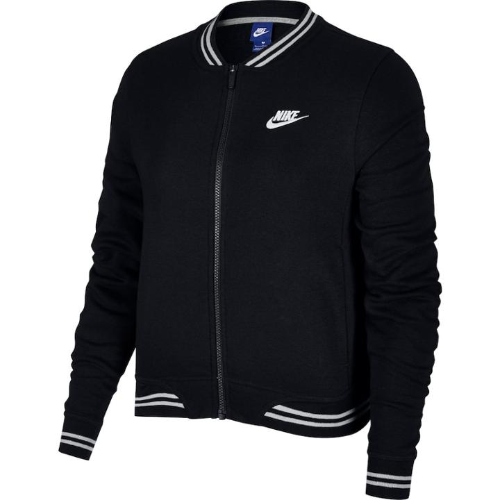 Women's Nike Sportswear Back Graphic Jacket, Size: Xs, Grey (charcoal)
