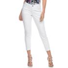 Women's Jennifer Lopez Ankle Skinny Jeans, Size: 14, White