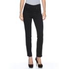 Women's Gloria Vanderbilt Avery Slim Straight-leg Jeans, Size: 2 Short, Black