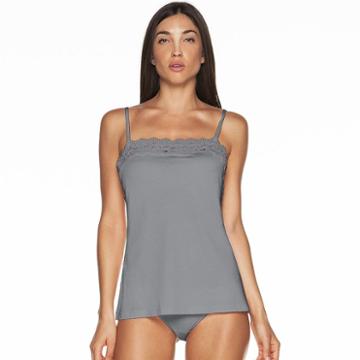 Women's Cosabella Amore Love Lace-trim Camisole, Size: Medium, Grey Other