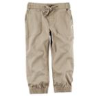 Boys 4-8 Carter's Gray Twill Utility Jogger Pants, Boy's, Size: 8, Med Beige