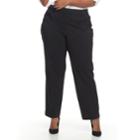 Plus Size Apt. 9&reg; Torie Curvy Straight-leg Pants, Women's, Size: 20 W, Black