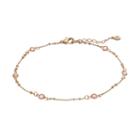 Lc Lauren Conrad Pink Stone Station Anklet, Women's