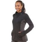 Women's Balance Collection Arctic Asymmetrical Running Jacket, Size: Medium, Black