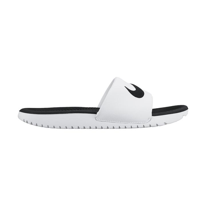 Nike Kawa Boys' Slide Sandals, Size: 12, White