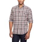 Men's Chaps Classic-fit Plaid Flannel Button-down Shirt, Size: Xl, White