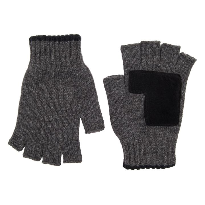 Men's Levi's&reg; Marled Fingerless Gloves, Dark Grey